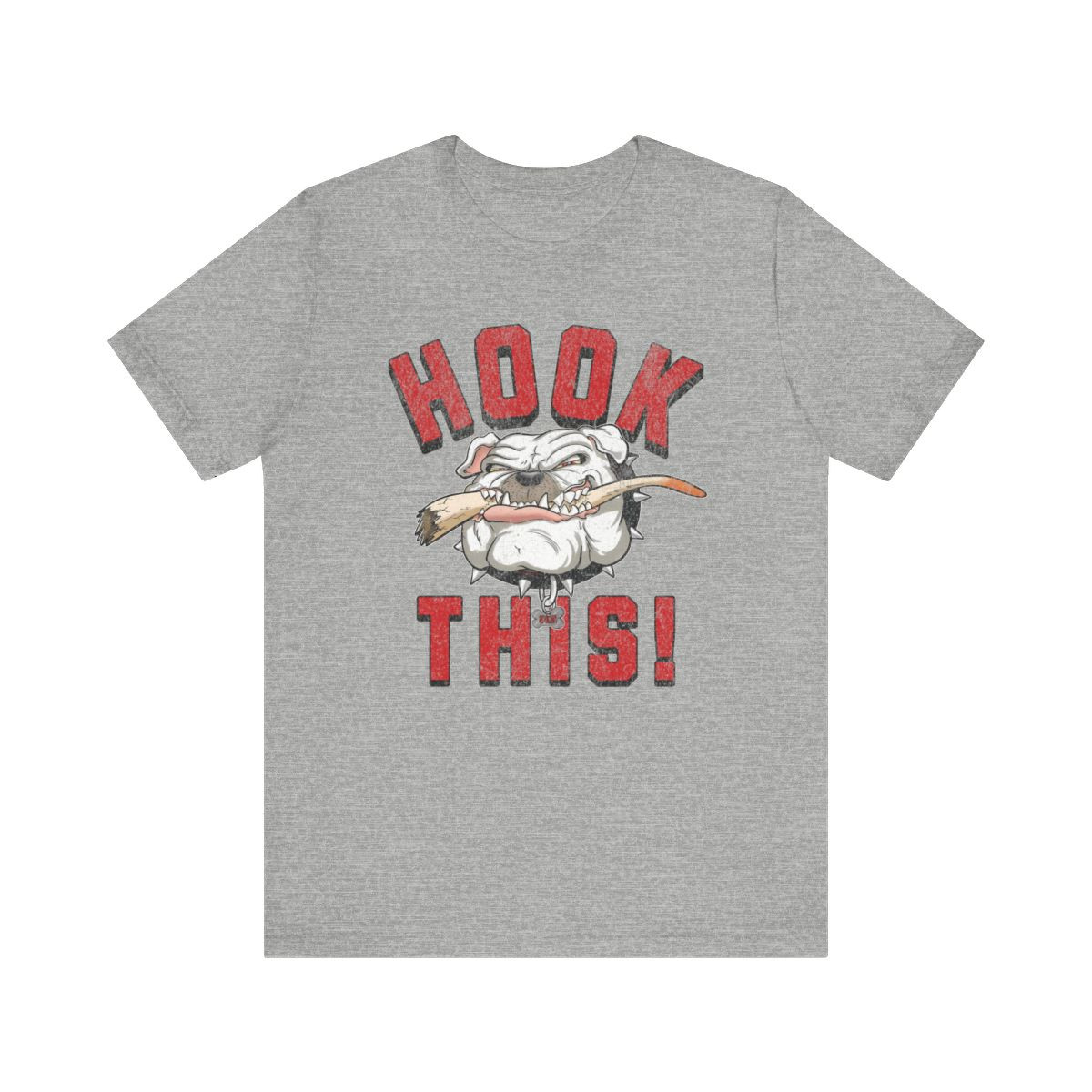 Hook This T-Shirt | Georgia Beat Texas | Distressed Print | Unisex Short Sleeve Tee