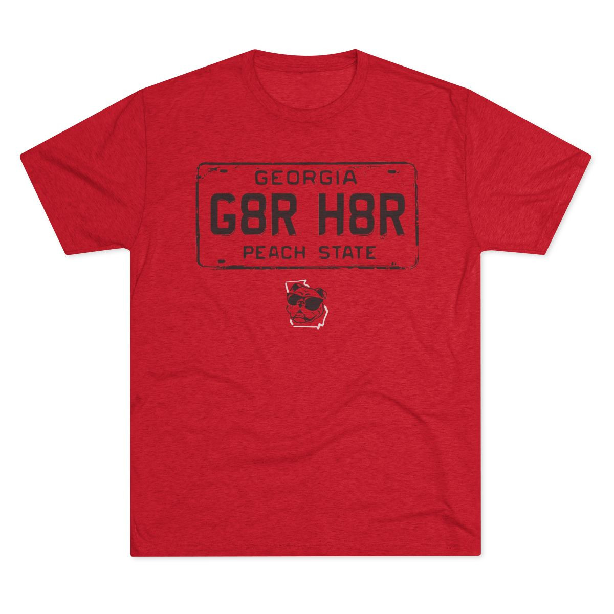 G8R H8R Tri-Blend Premium T-Shirt | Beat Florida | Black White Print | Unisex Tri-Blend Crew Tee