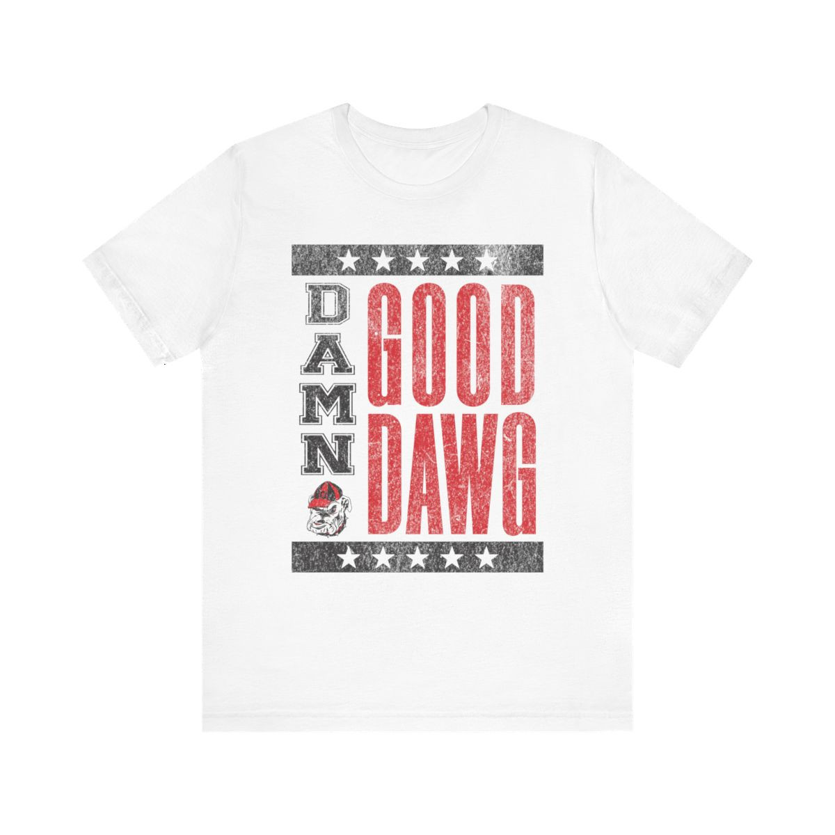 Damn Good Dawg T-Shirt | Distressed Print | Unisex Short Sleeve Tee