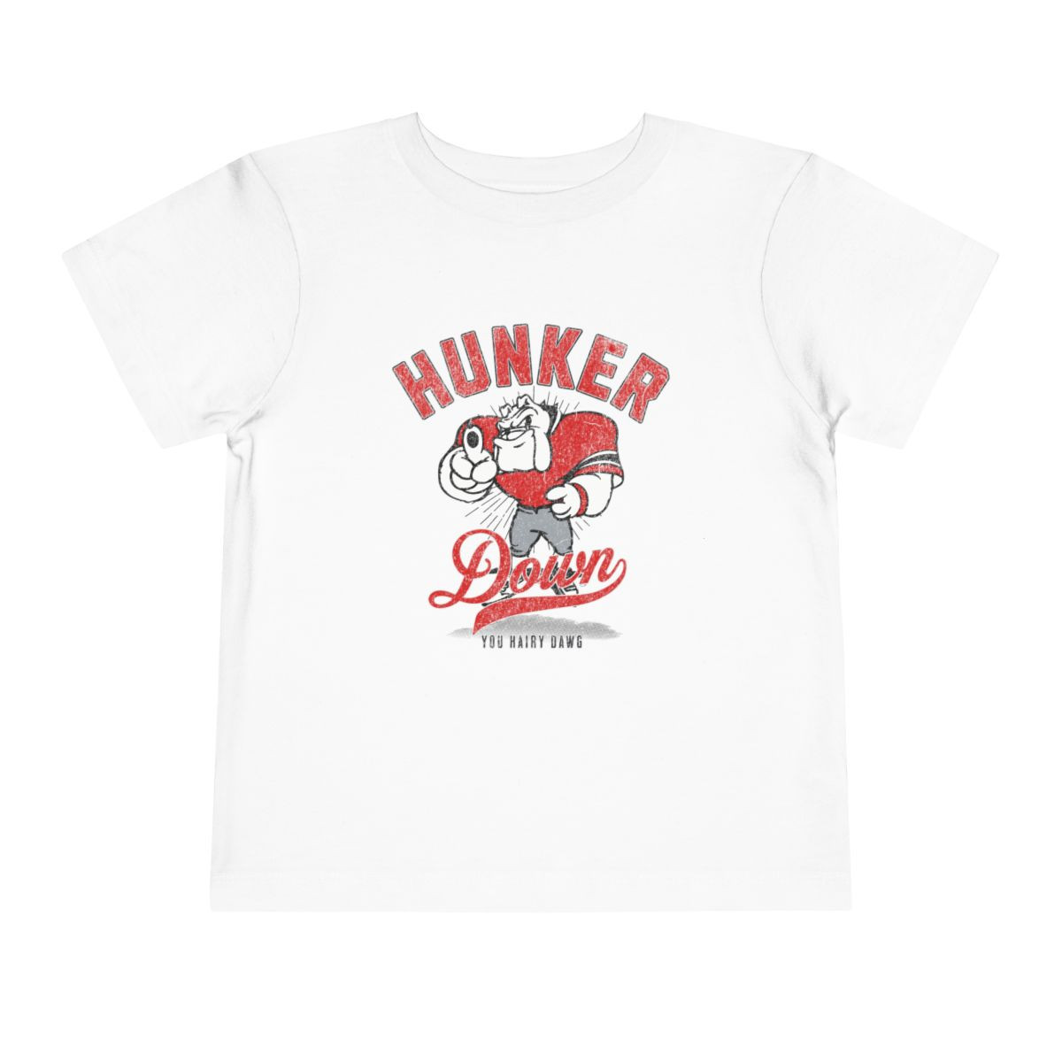TODDLER SIZES Hunker Down You Hairy Dawg Tee | Toddler Short Sleeve Tee