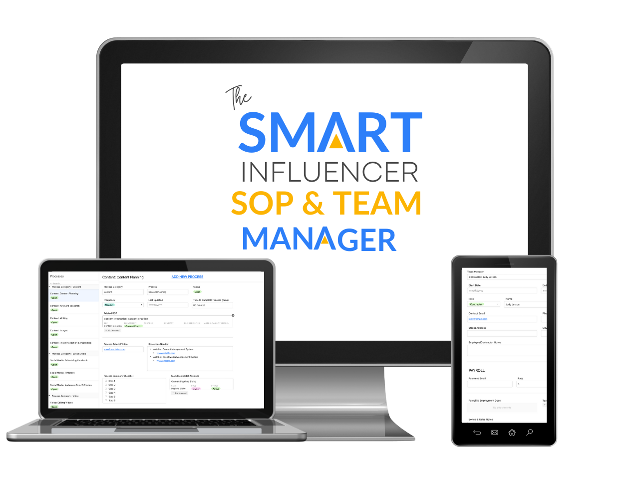 The SMART Influencer SOP & Team Manager