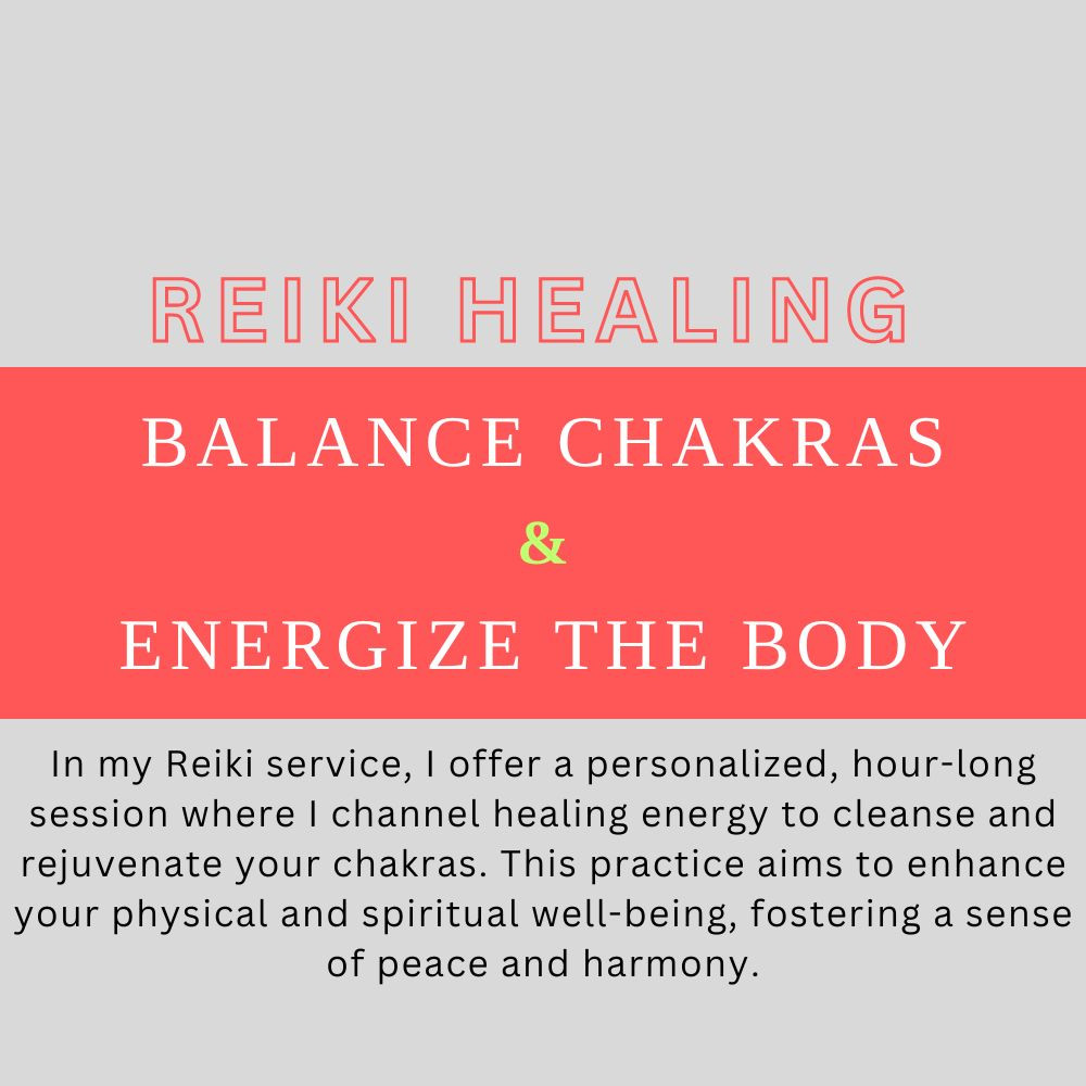 Reiki - 1 Hour Healing (In Person Only)