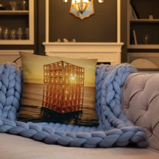 Basic Ocean Cage Pillow