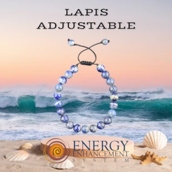 EE Bracelet- Lapis Adjustable