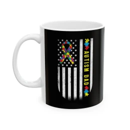 Autism Dad mug | Ceramic Mug, 11oz or 15oz