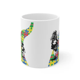 Autism Puzzle Path Mug | 11oz Ceramic Coffee Cup