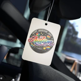 Autism Rainbow Galaxy Car Air Freshener | Awareness, Colorful Stars