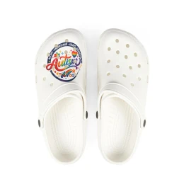 Autism Awareness Rainbow Badge EVA Foam Clogs | Slip-On Shoes