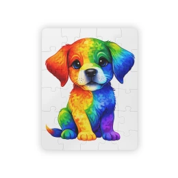 Rainbow Puppy Kids Puzzle, 30-Piece