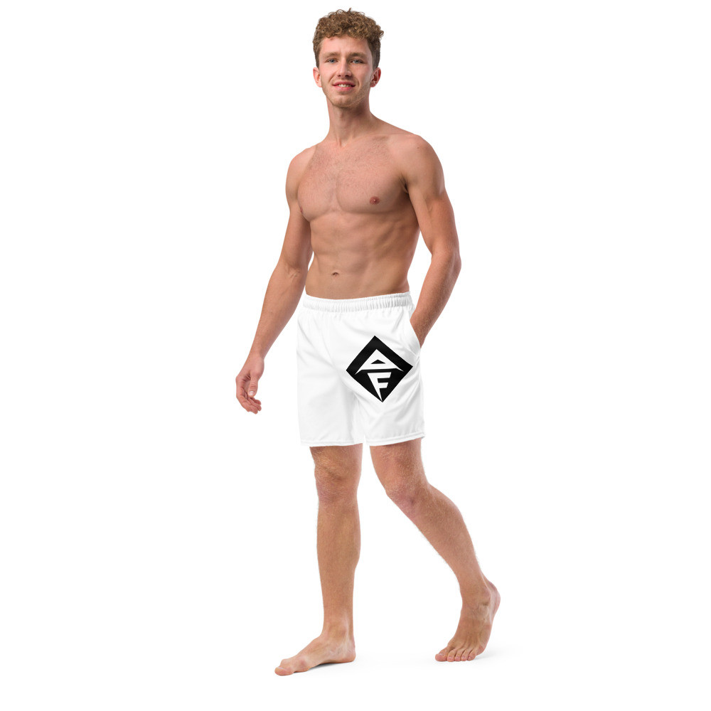 All-Over Print Recycled Swim Trunks