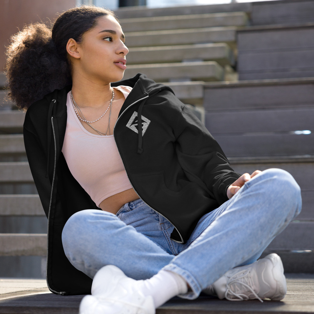 Abarca Fitness Unisex fleece zip up hoodie