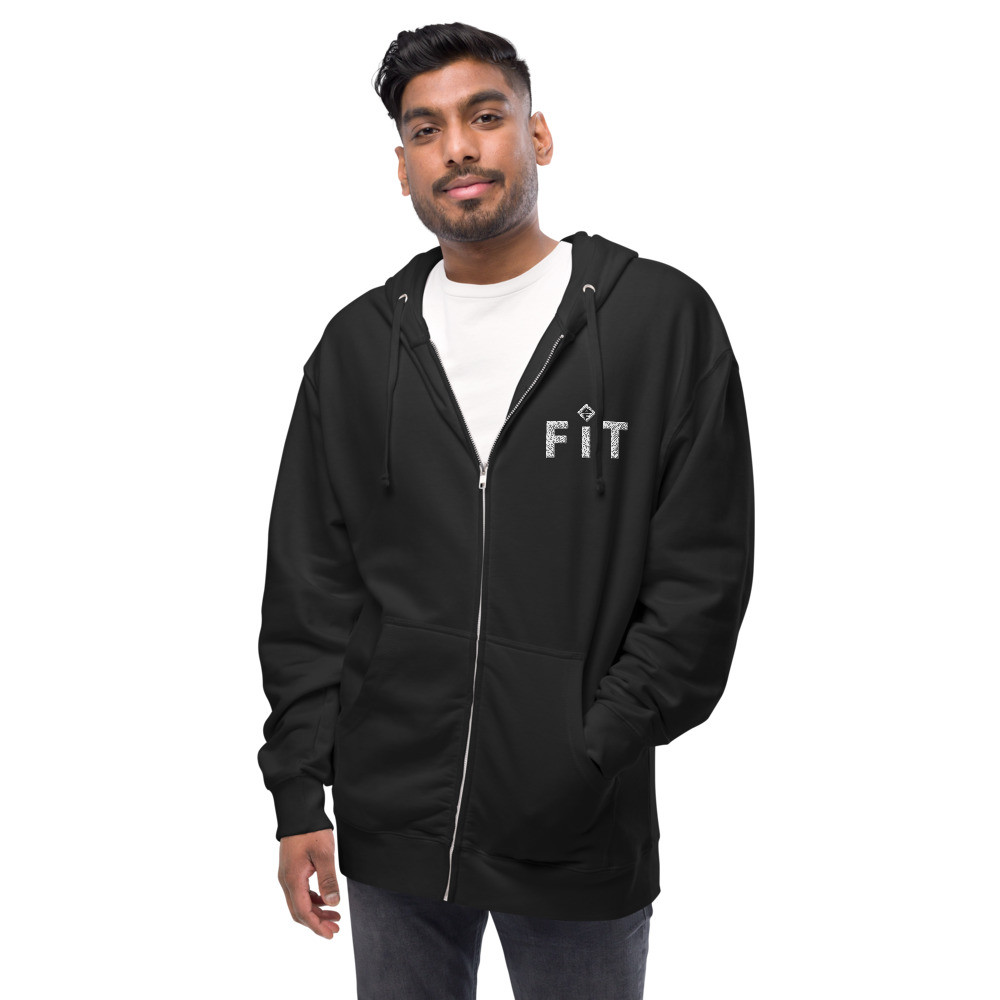 Abarca Fitness Unisex fleece zip up hoodie