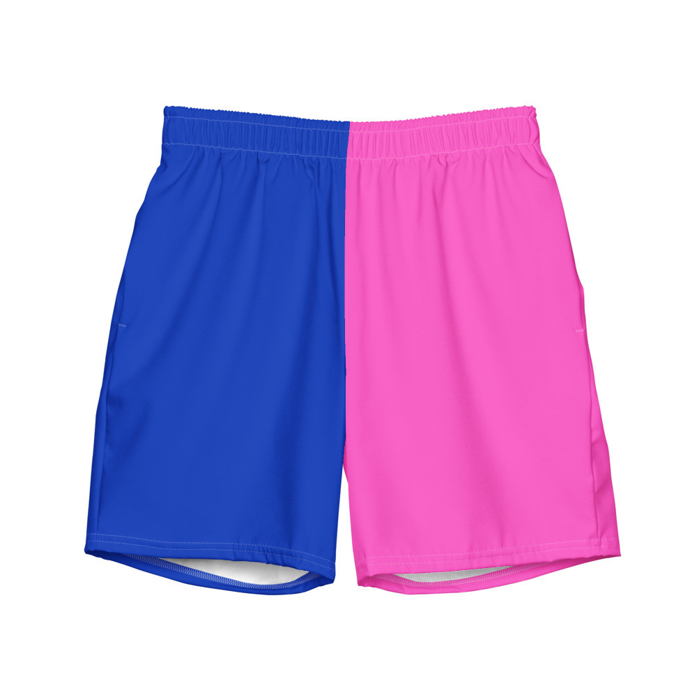 Short de bain Bleu & Rose
