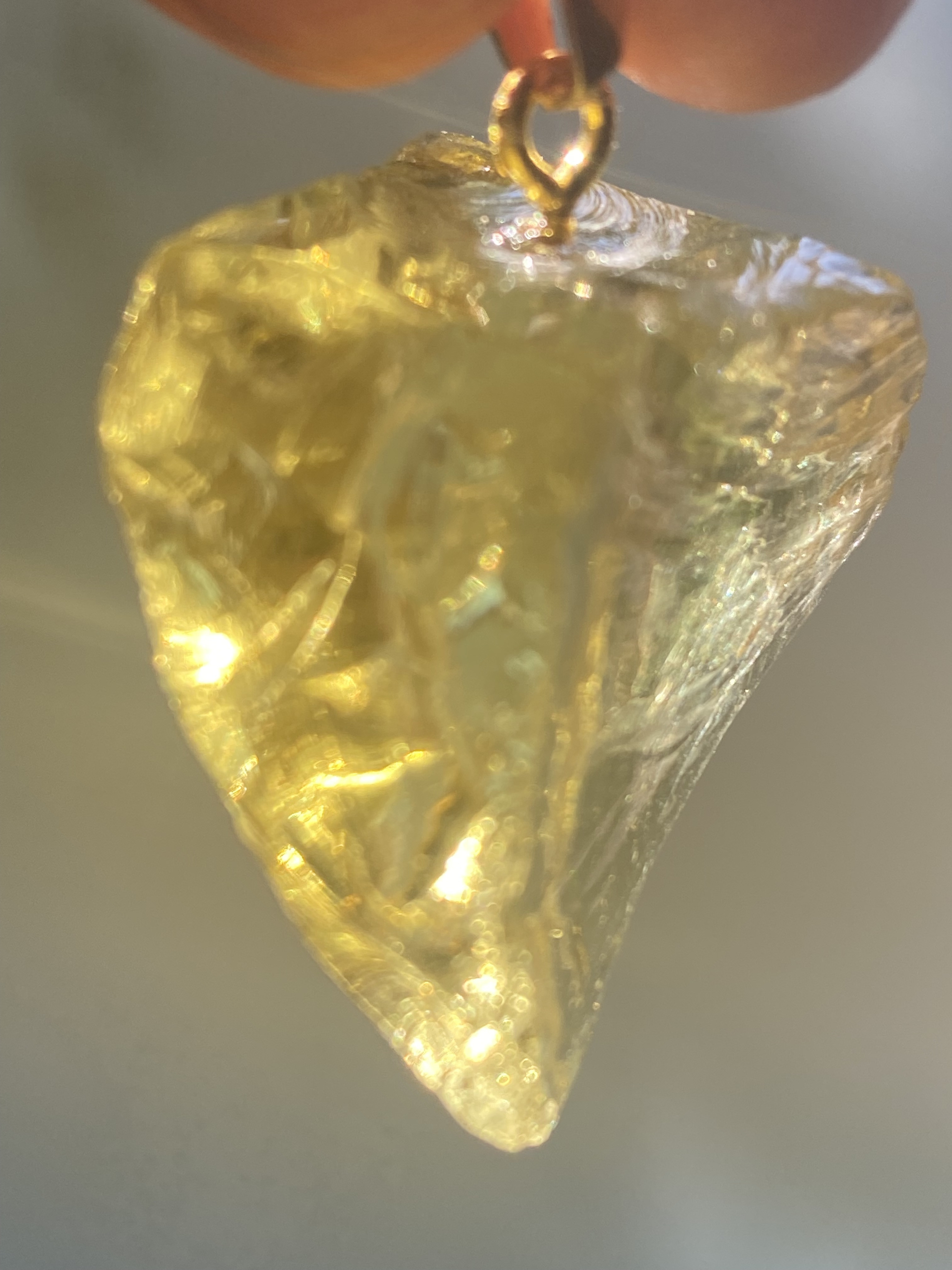 Golden Heart Andara Pendant