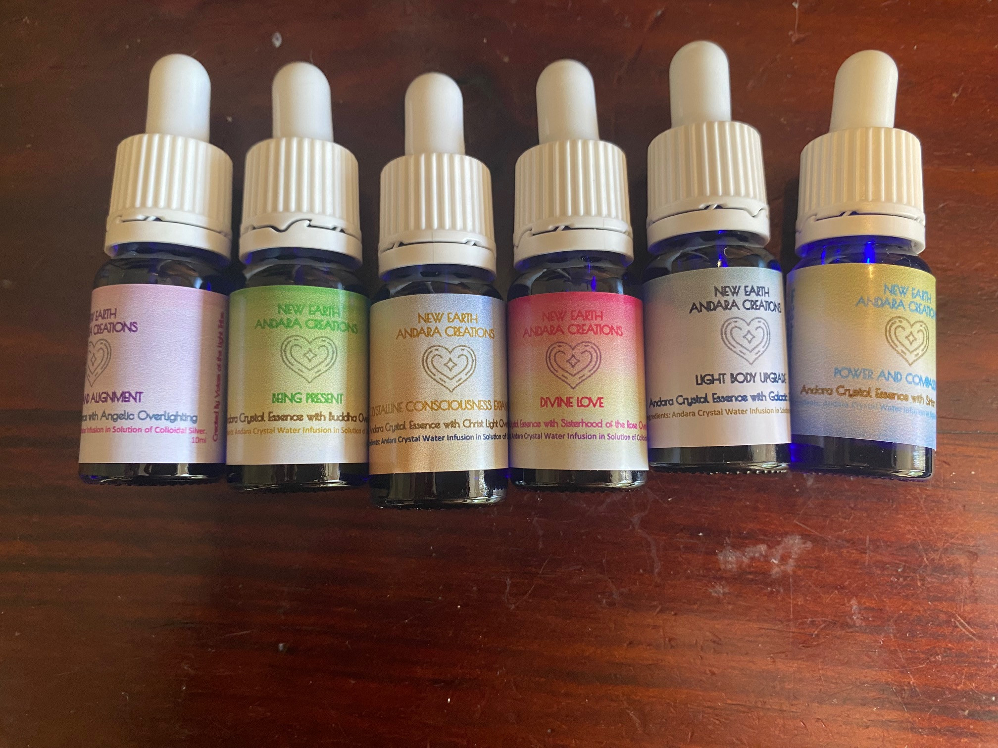 Andara Gem Essences in Colloidal Silver Solution