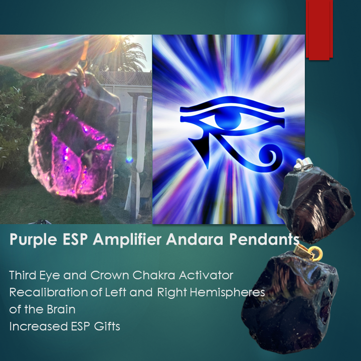 Purple ESP Amplifier Andara Pendant