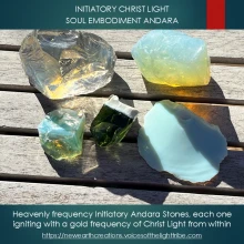 Initiatory Christ Light Embodiment Andara Set 2