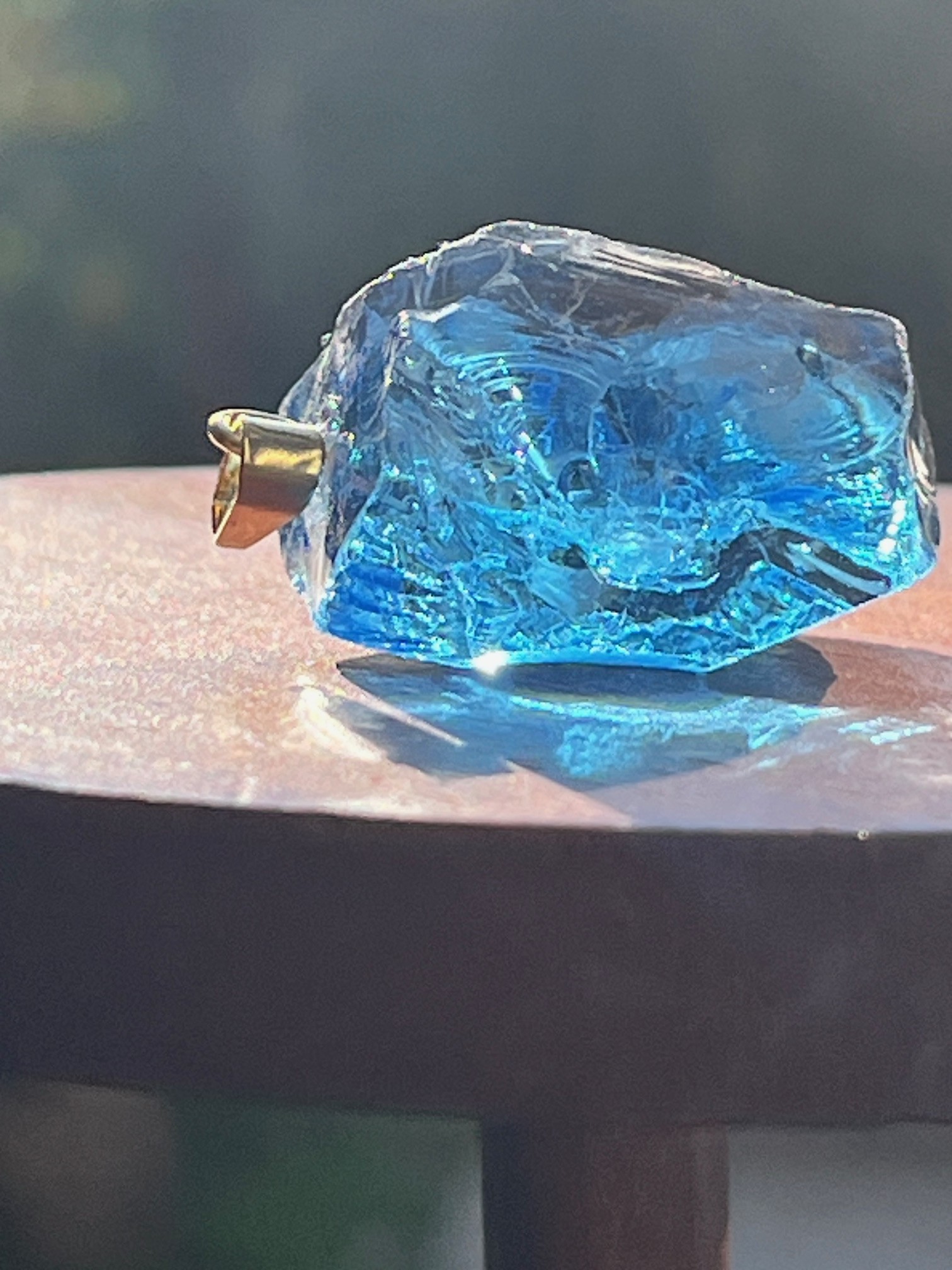 ARCTURIAN HEALING BLUE ANDARA CRYSTAL PENDANT
