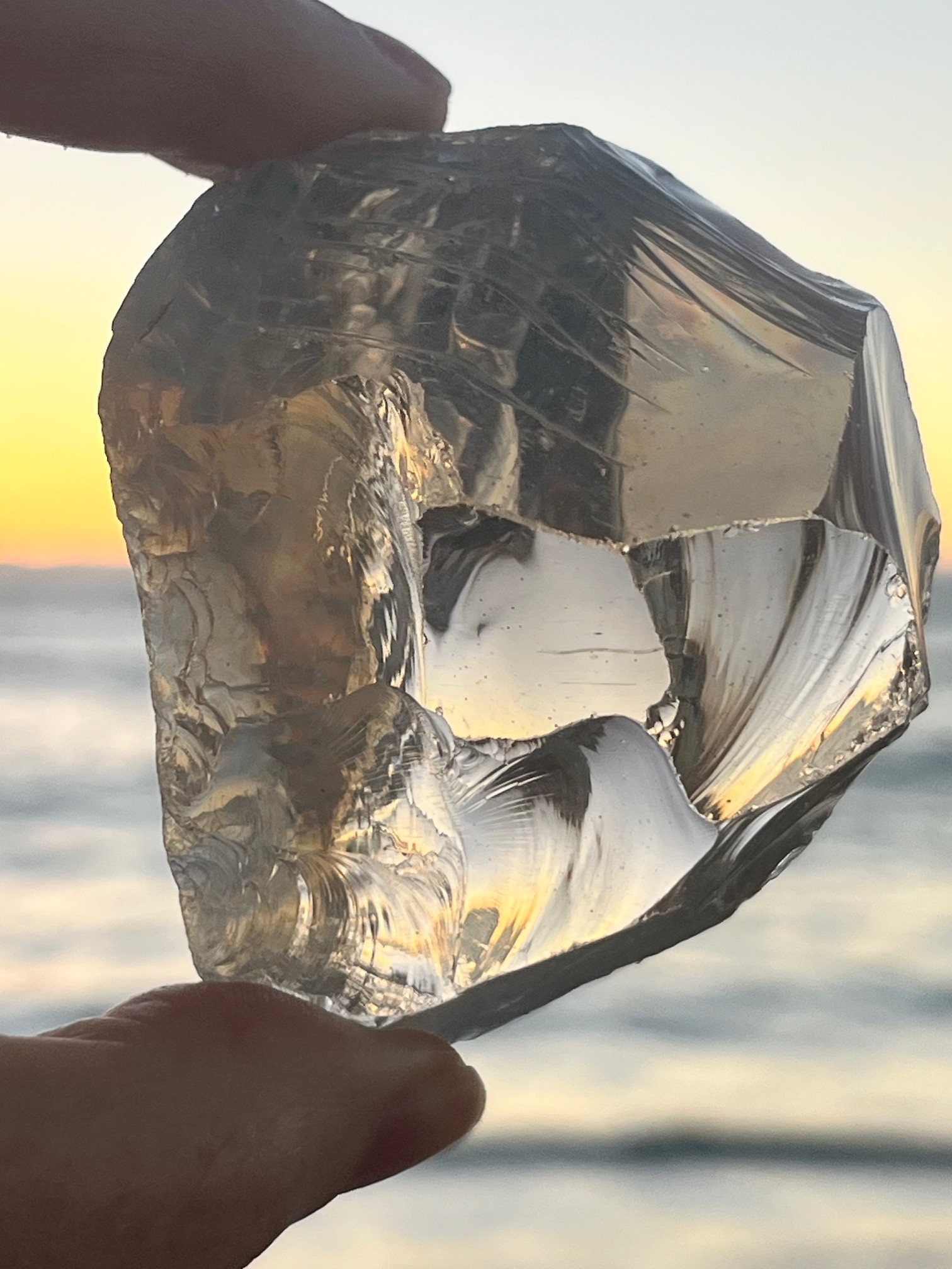 Golden Diamond White Light Andara Crystal