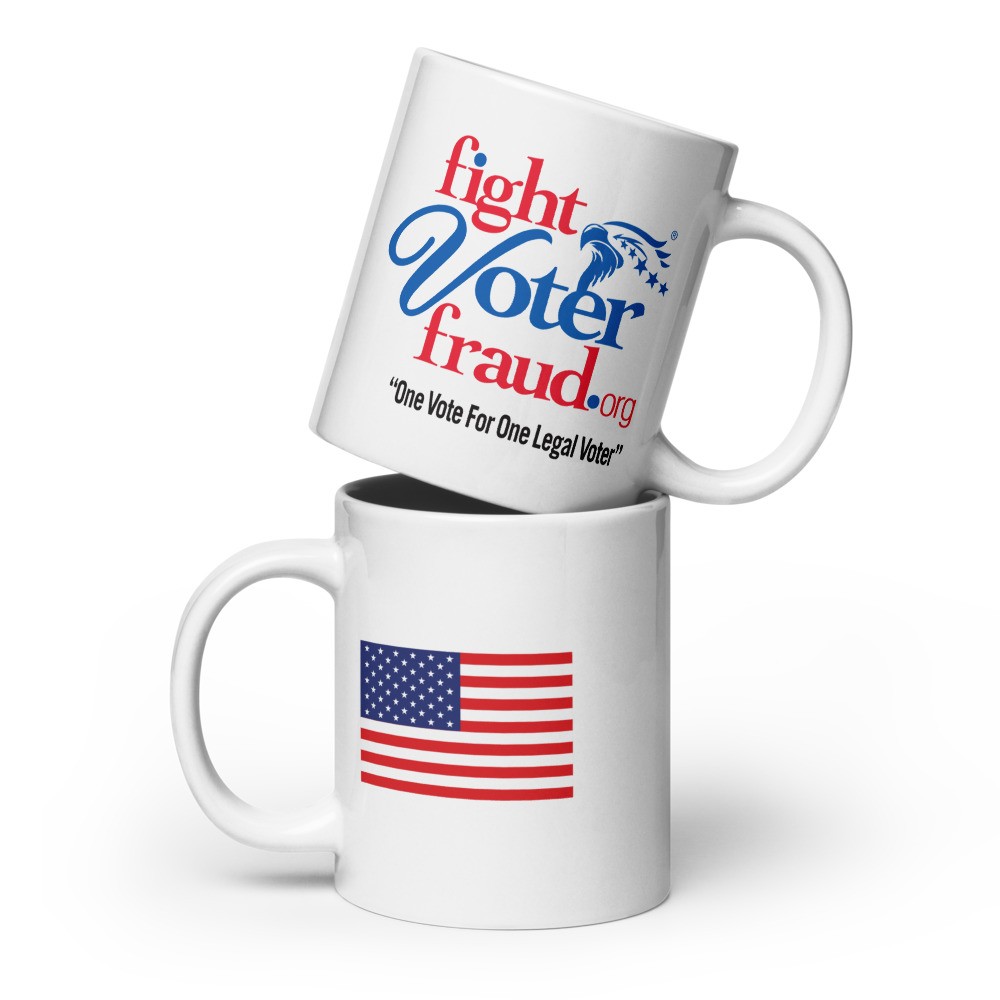 White glossy mug