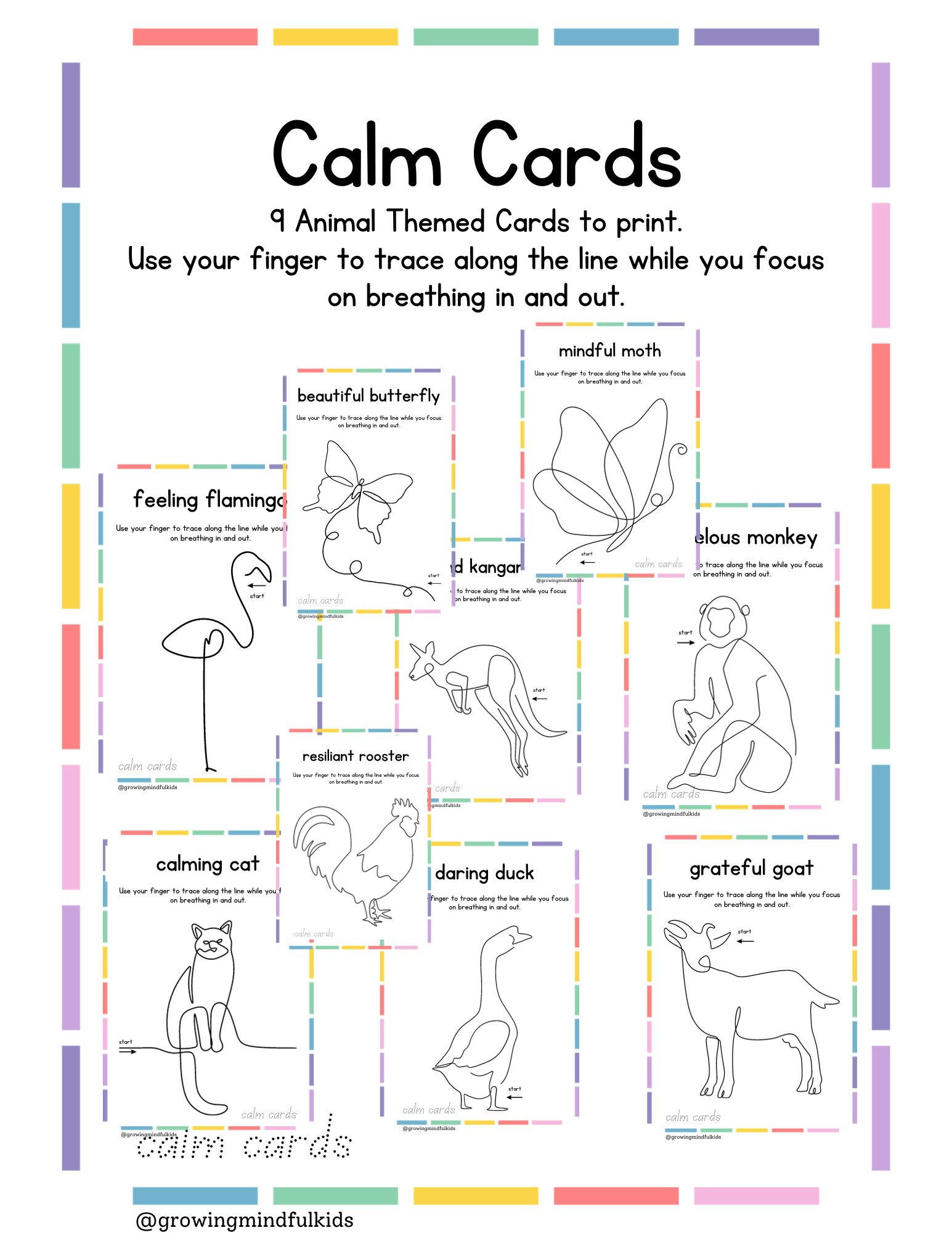 Calming Cards