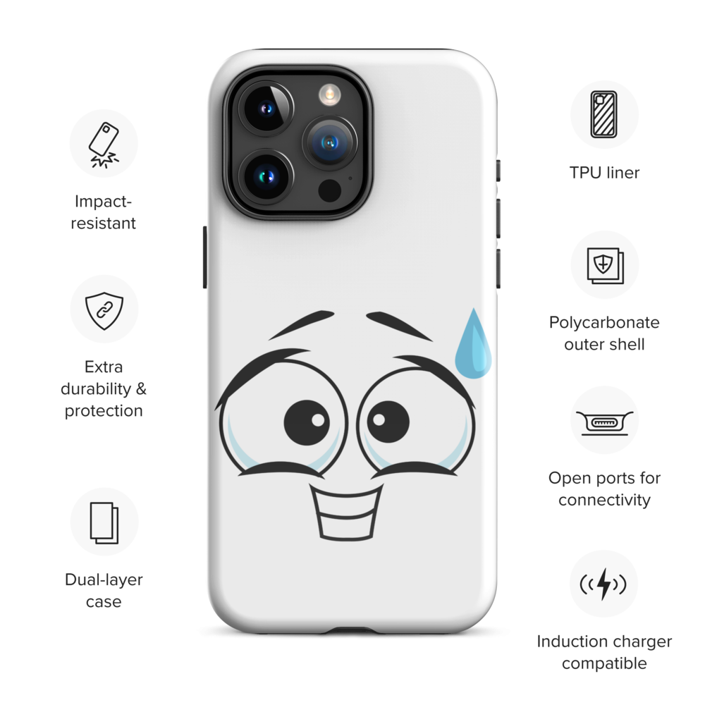 Nervous face Tough Case for iPhone®