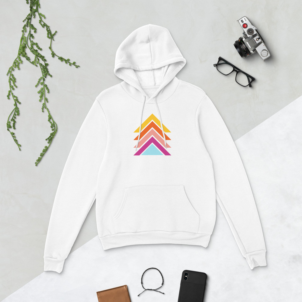 Abstract Unisex hoodie