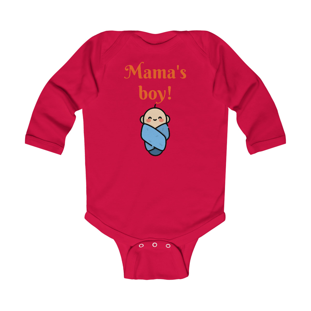Mama's boy! Infant Long Sleeve Bodysuit