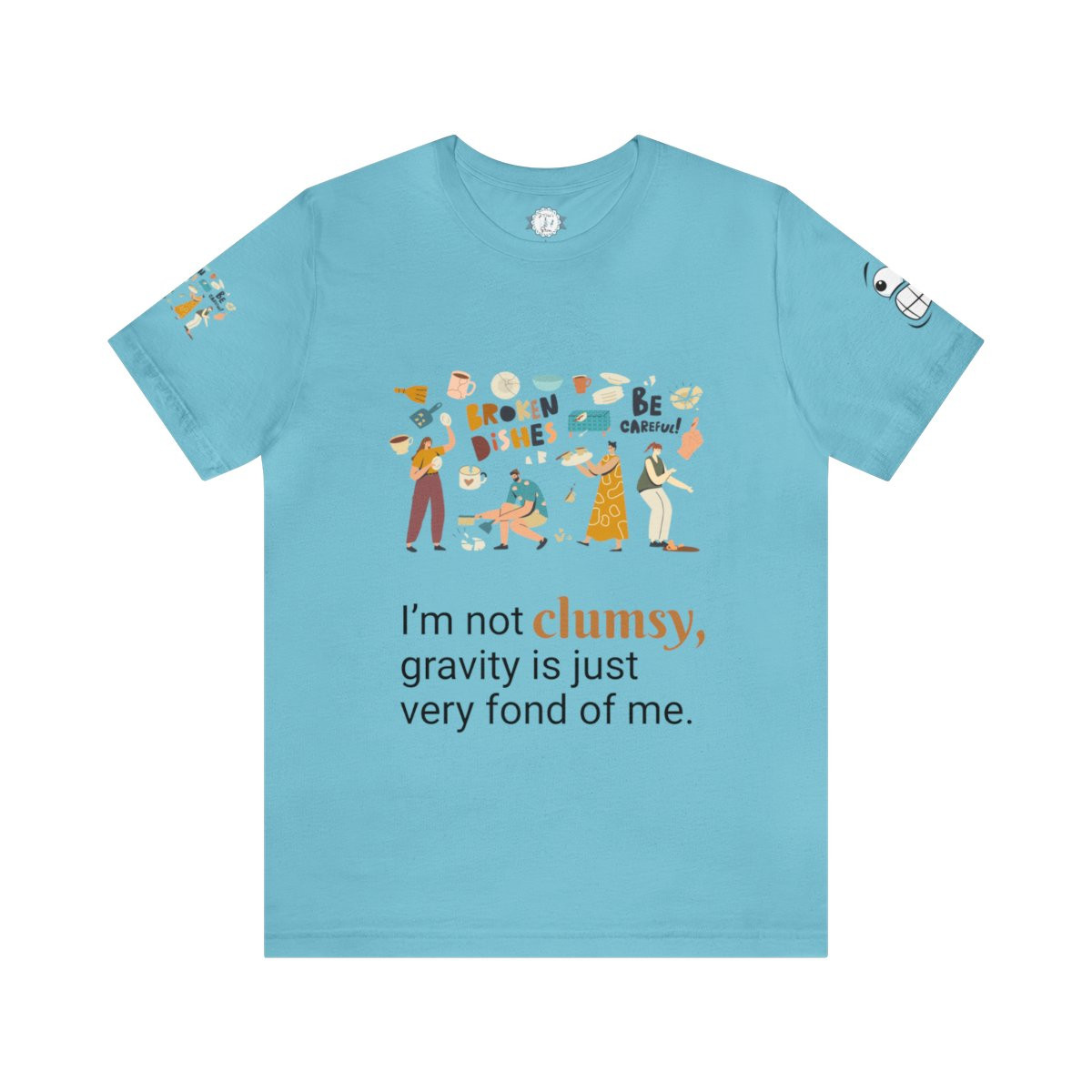 Clumsy Unisex Jersey Short Sleeve Tee