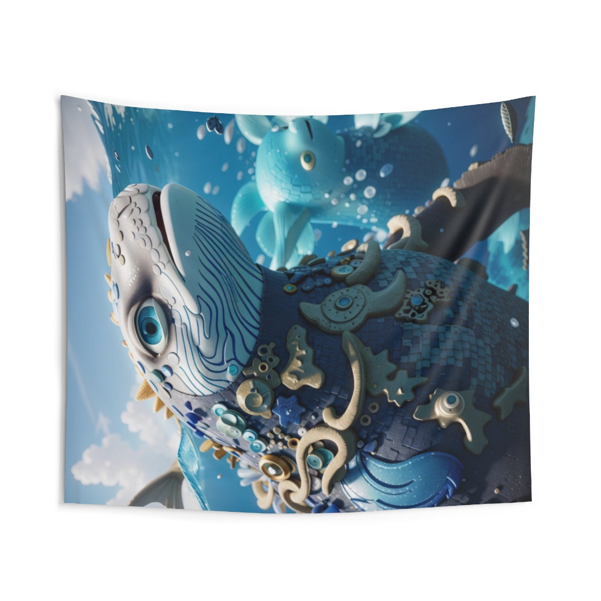 Big fish Indoor Wall Tapestries