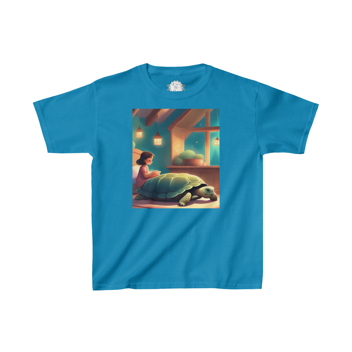Girl with tortoise Kids Heavy Cotton™ Tee
