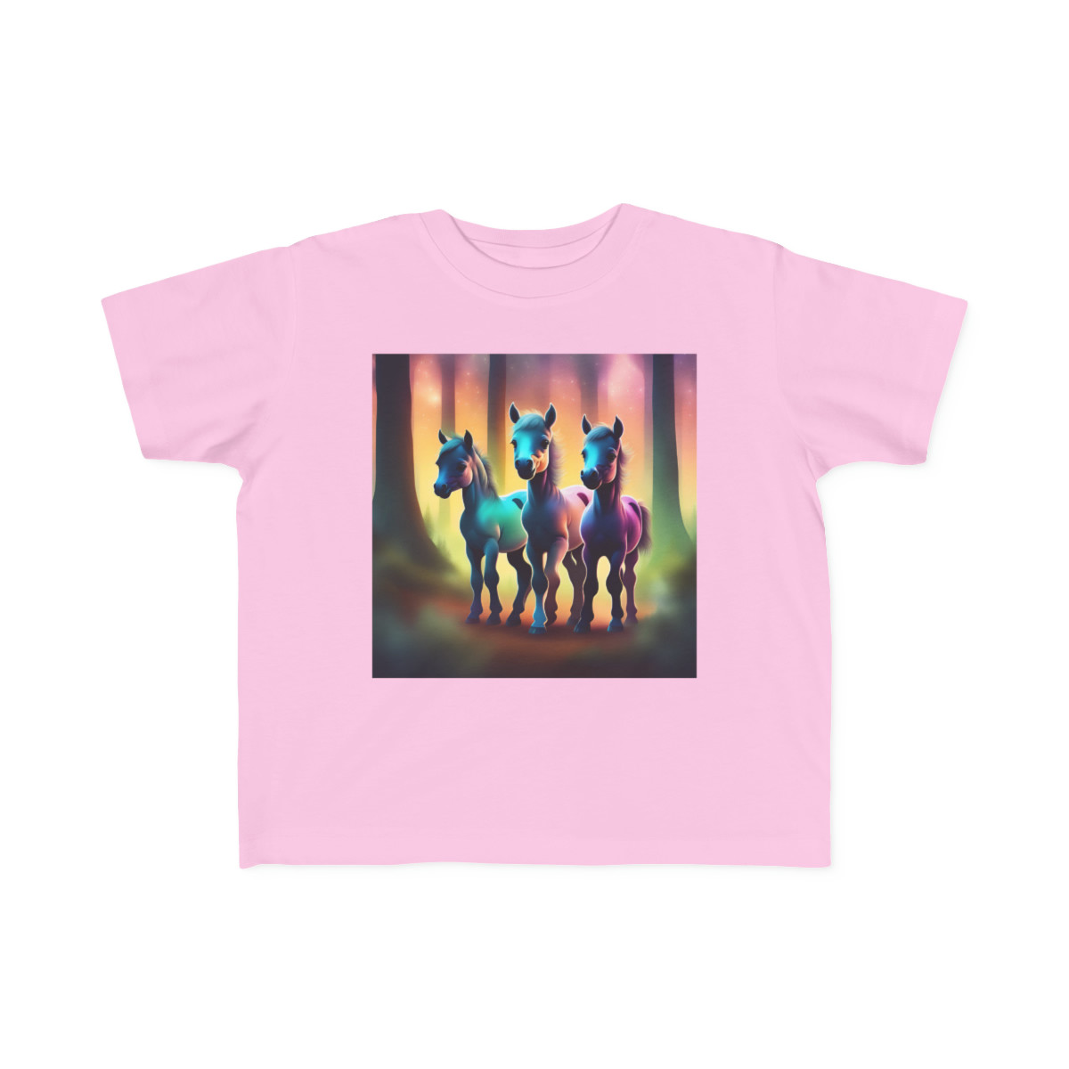 Horses Toddler's Fine Jersey Tee