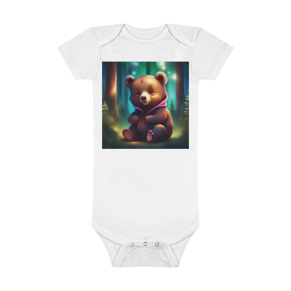 Little bear Onesie® Organic Baby Bodysuit