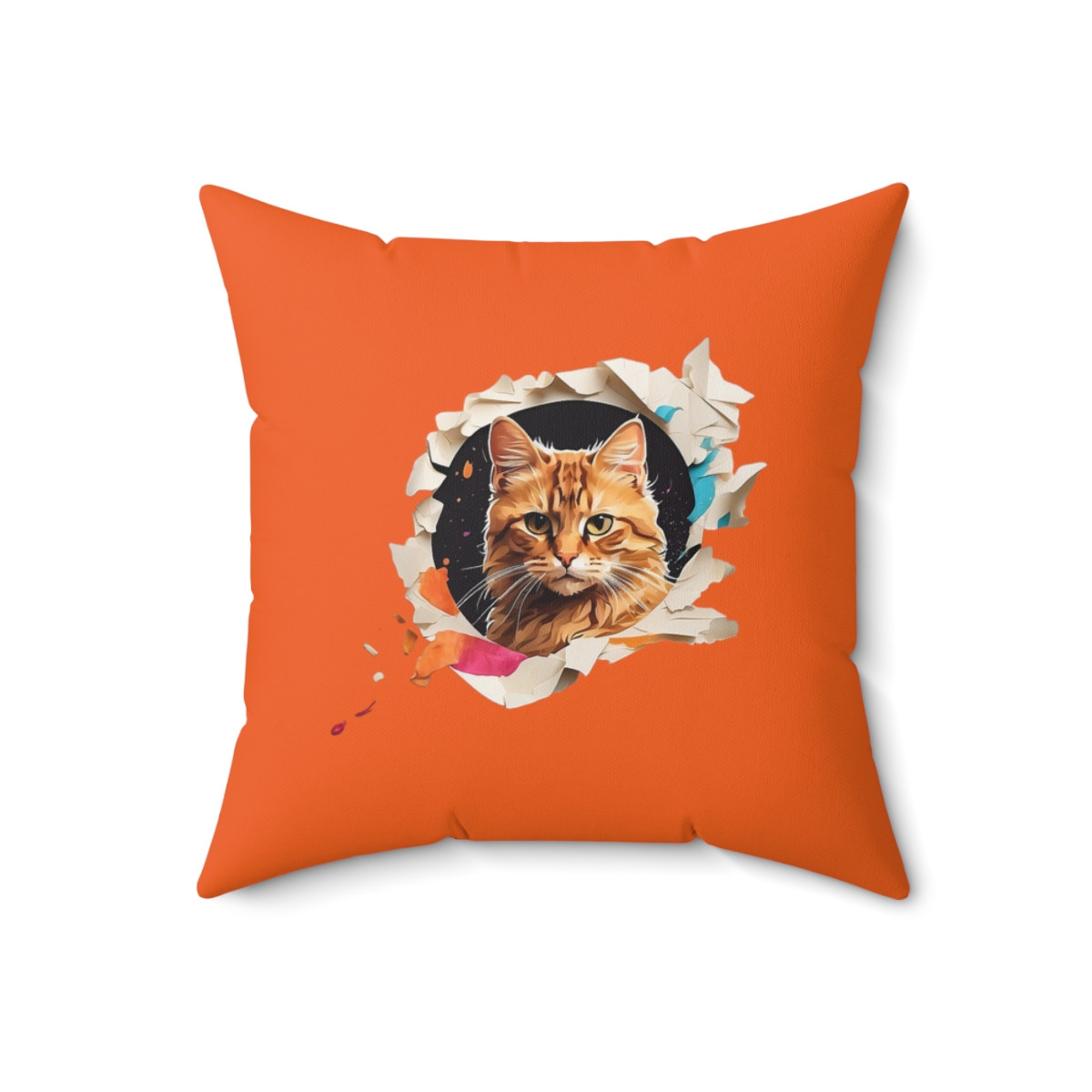 Little kitten Spun Polyester Square Pillow