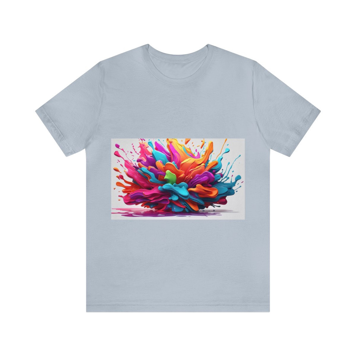 Colourful splash Unisex Jersey Short Sleeve Tee