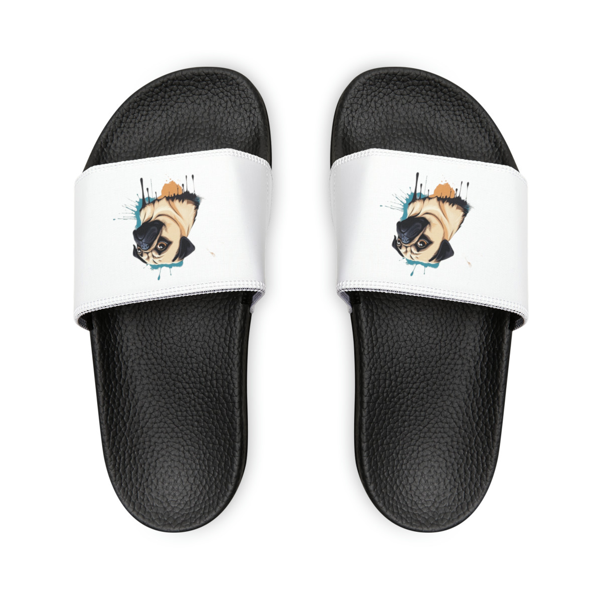 Pug Youth PU Slide Sandals