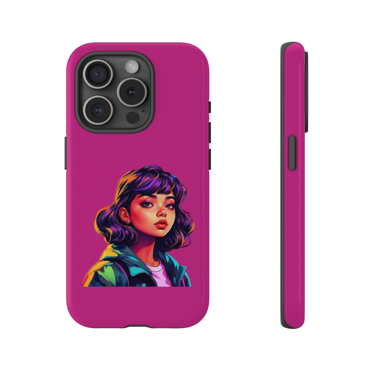Girl Tough Cases - dark pink