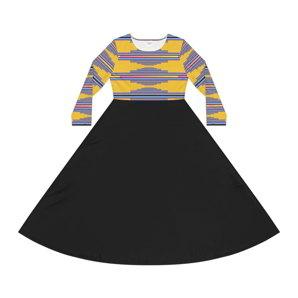 Women's Long Sleeve Dance Dress (AOP)