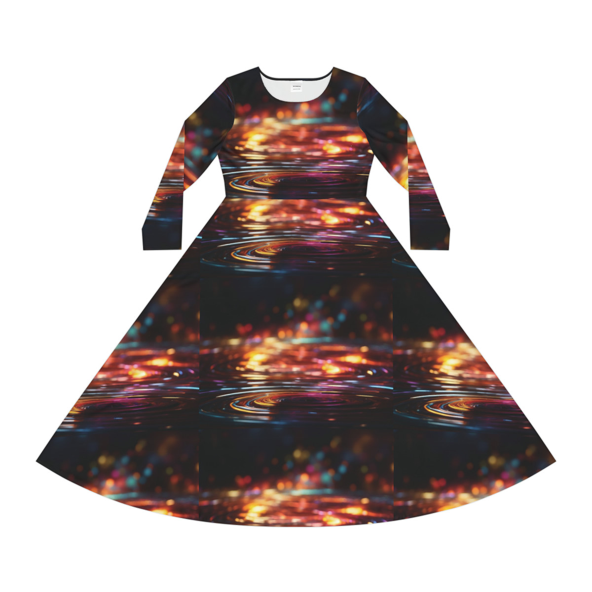 Women's Long Sleeve Dance Dress (AOP)