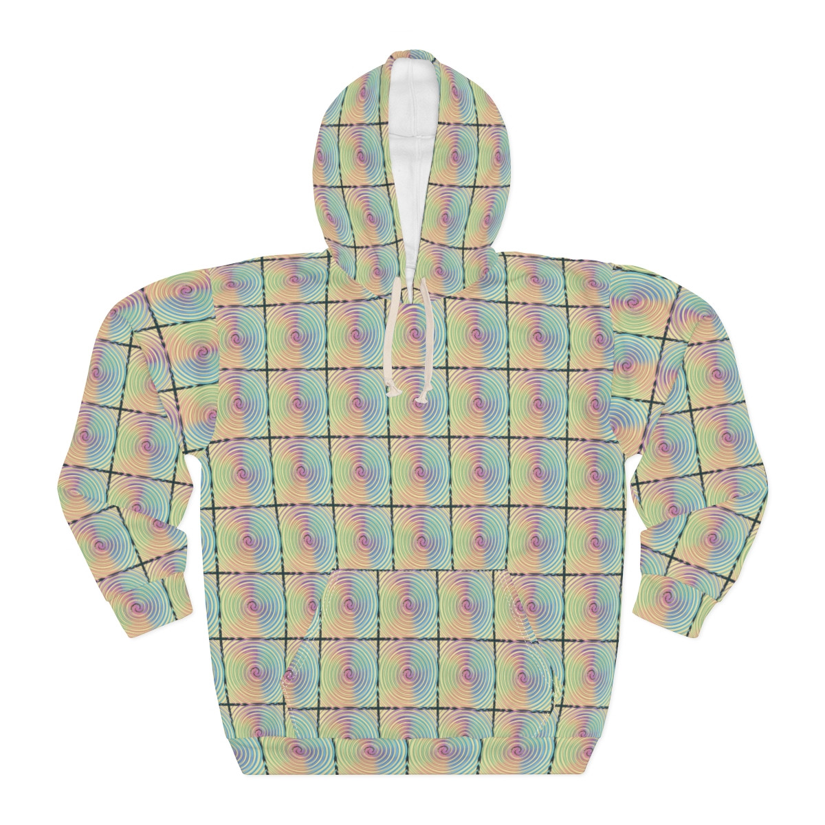 Spiral Unisex Pullover Hoodie (AOP)
