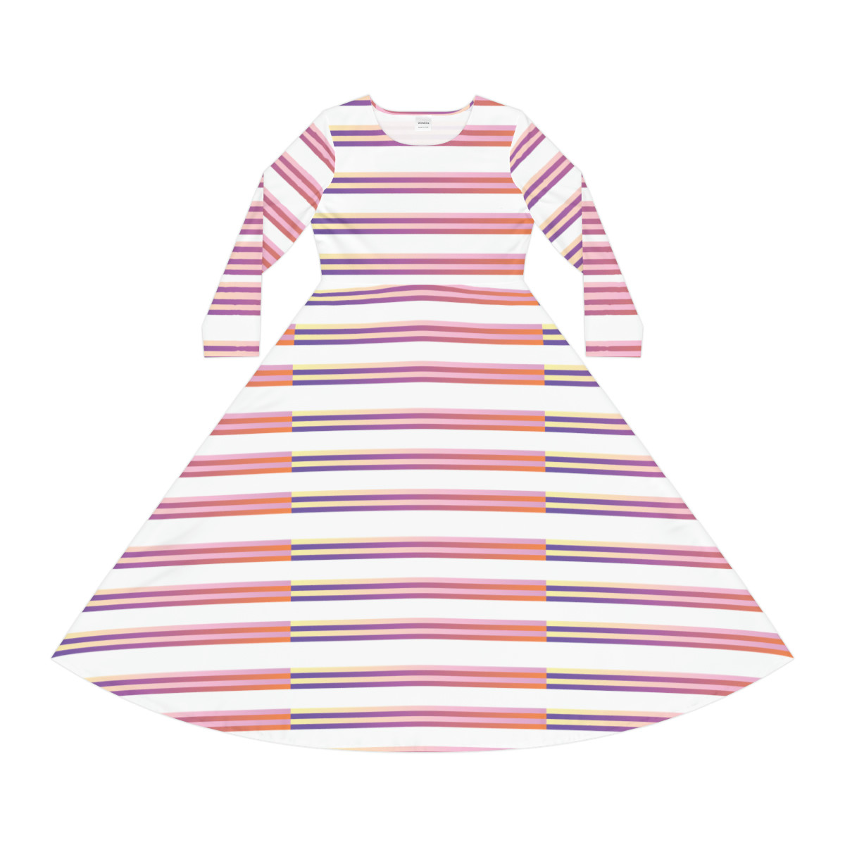 Women's Long Sleeve Dance Dress (AOP)