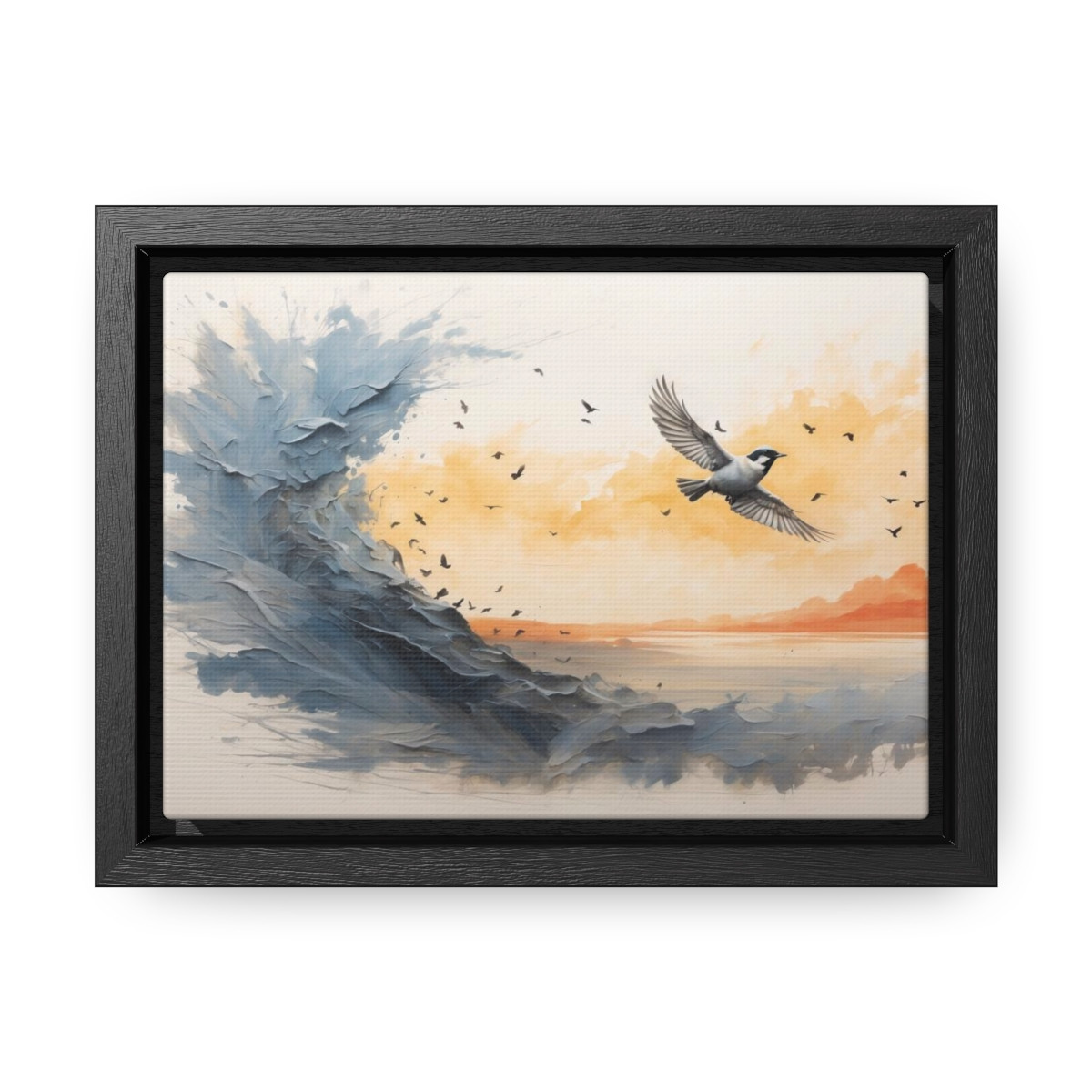 Birds Gallery Canvas Wraps, Horizontal Frame