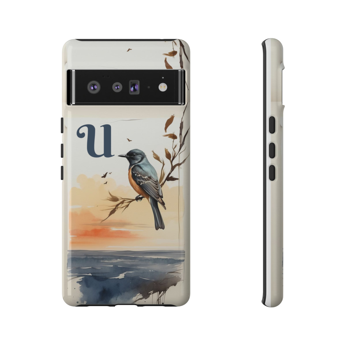 Bird over the sea Tough Cases letter "U"
