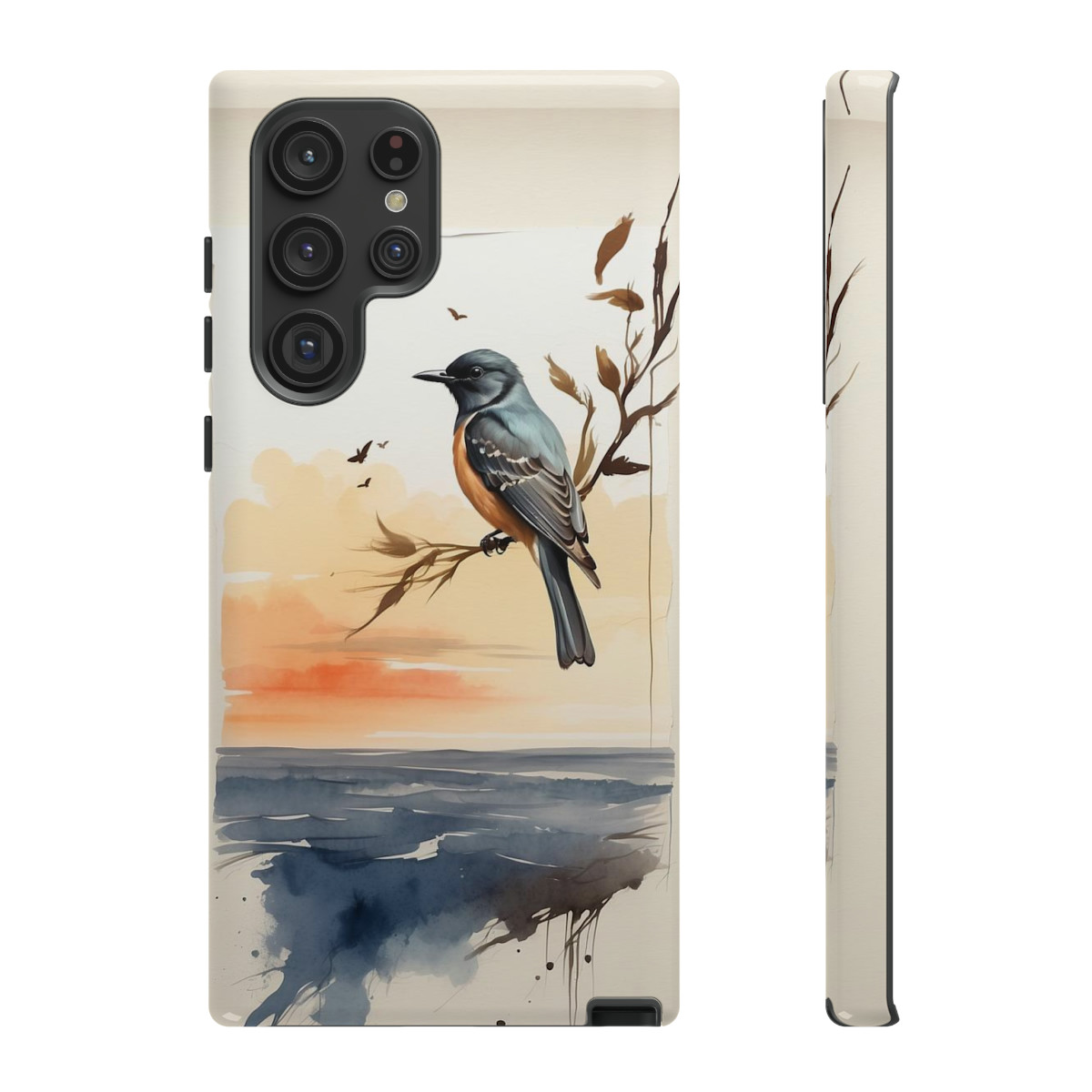 Bird over the sea Tough Cases