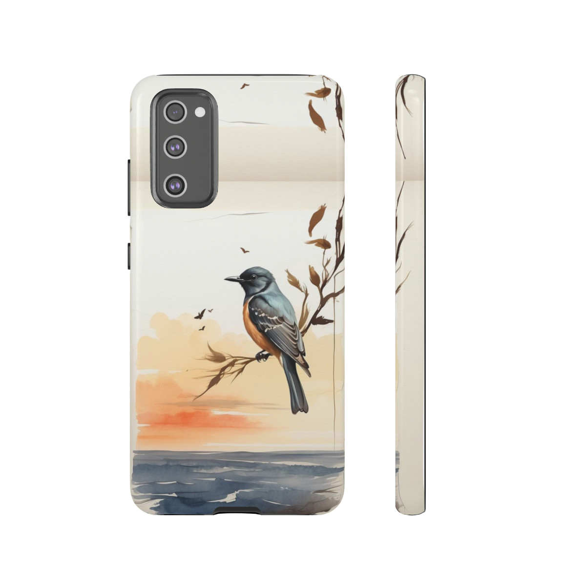 Bird over the sea Tough Cases