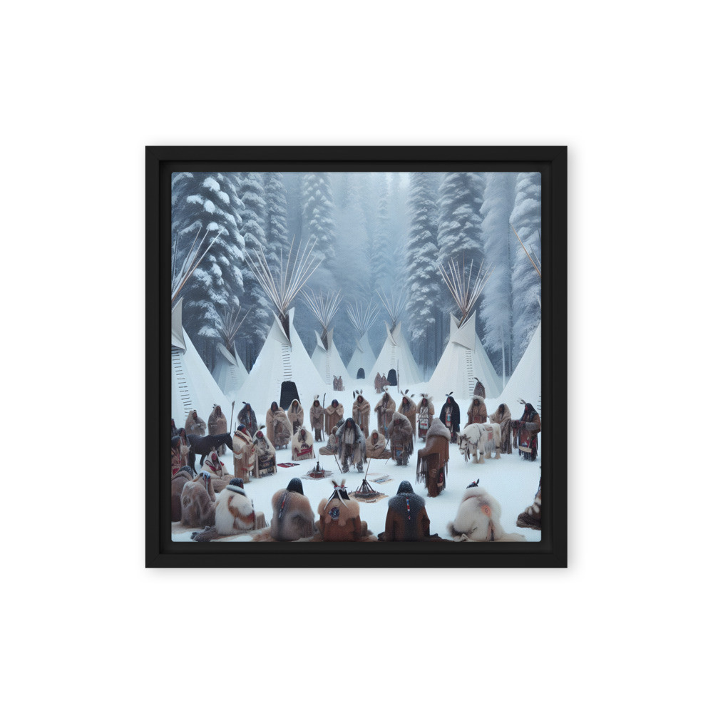 Gathering - Framed Canvas