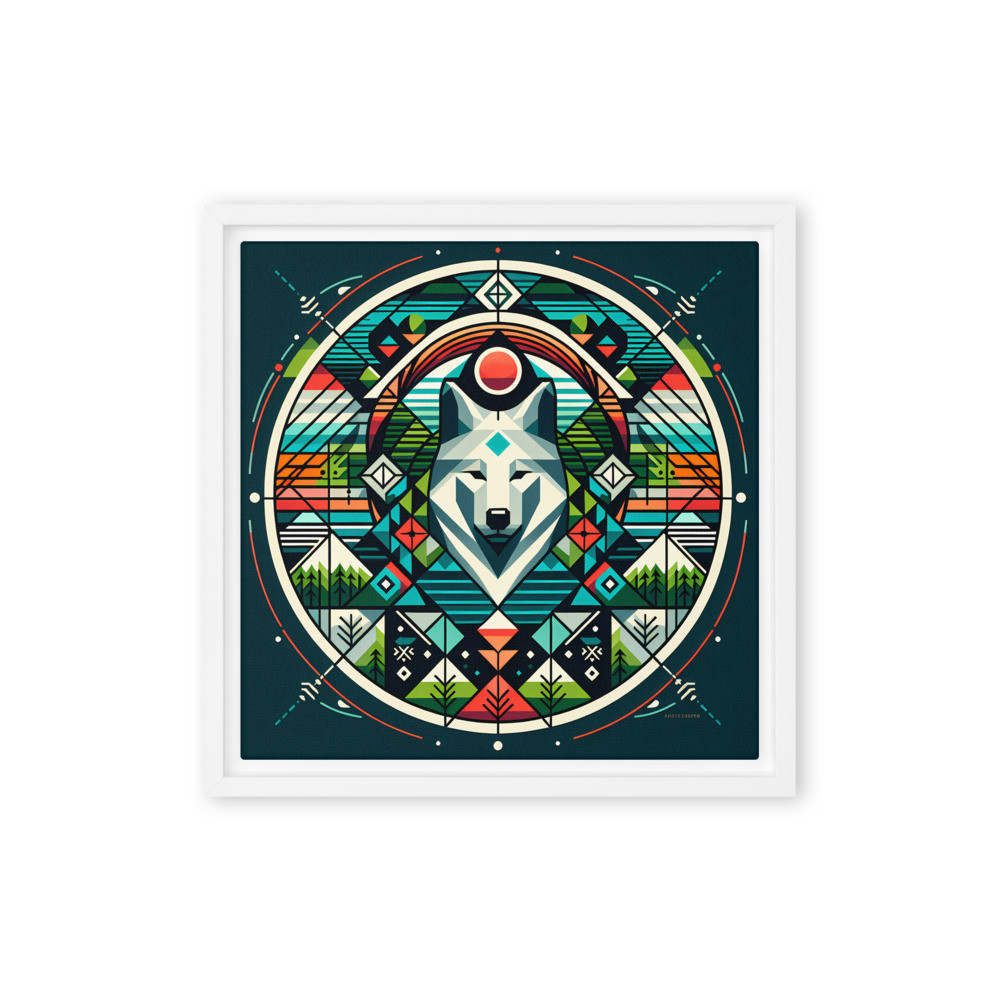 Wolf Spirit - Framed Canvas