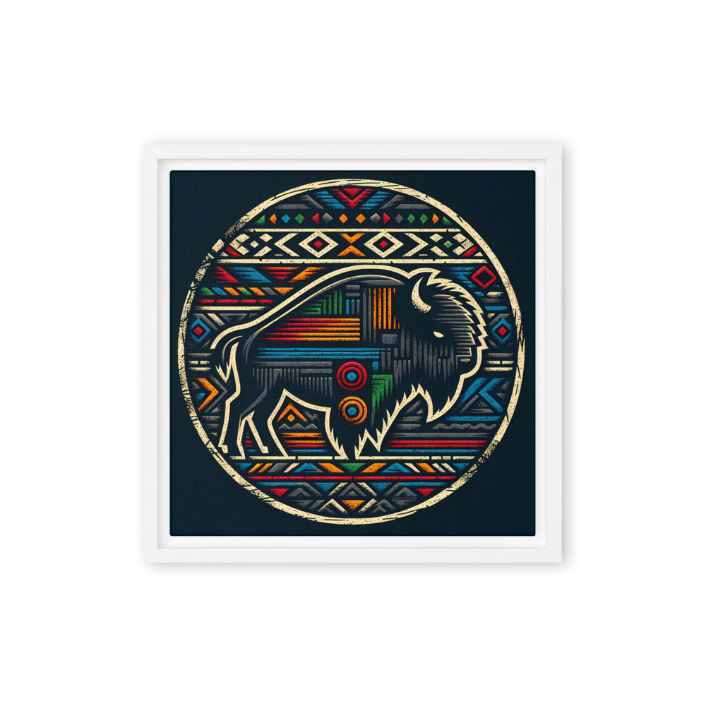Colorful Majestic - Framed Canvas