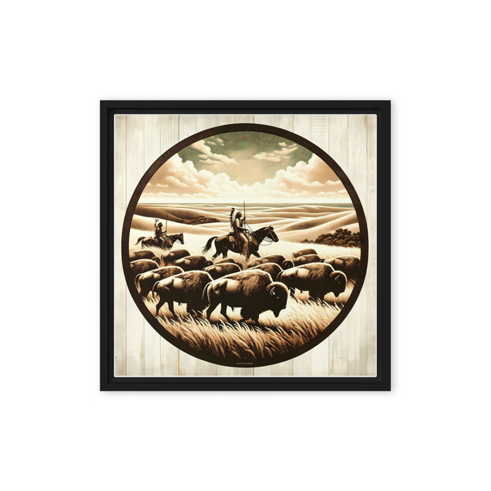 Herd - Framed Canvas