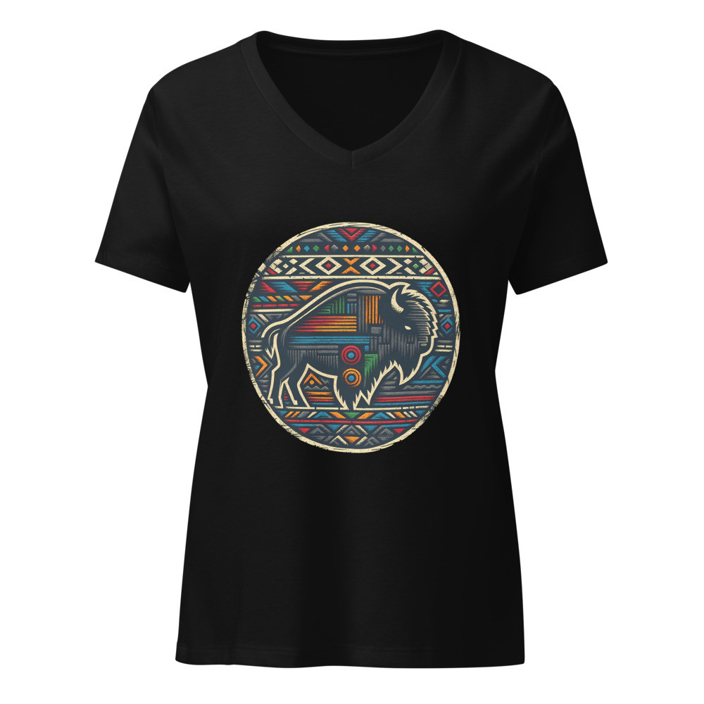 Colorful Majestic Women’s Relaxed V-neck
